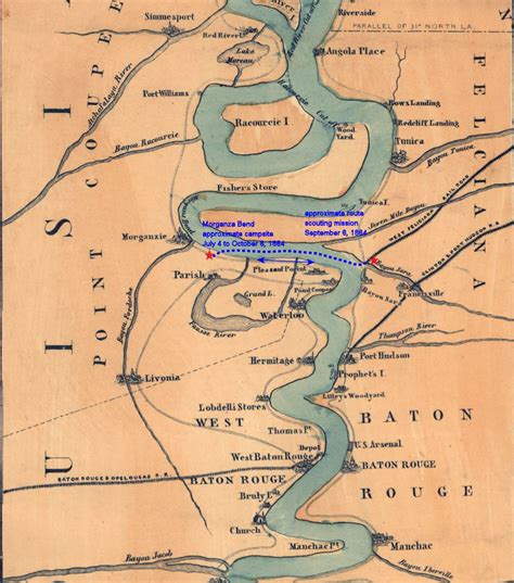 Conway Bayou Louisiana Map