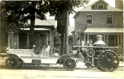 The First Motorized Fire Engine A 1913 Seagraves Tractor That