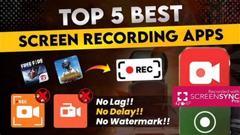5 Best Screen Recording Android Apps Youtube
