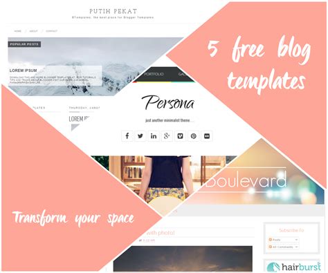 5 More Of The Best Free Blog Templates Designs Sweet Electric