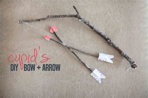 How to make a kids bow and arrow. DIY Cupid Bow + Arrow Set | Fresh Mommy Blog