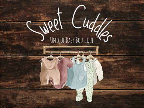 Baby Clothes Editable Logo Infant Logo Babywear Logo Logo Etsy