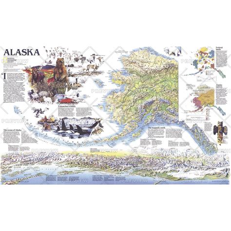 Alaska Theme Published 1994 The Map Shop