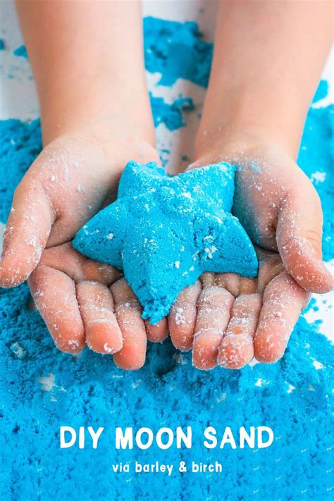 Make Diy Moon Sand For At Home Beach Play In 2020 Diy Moon Sand