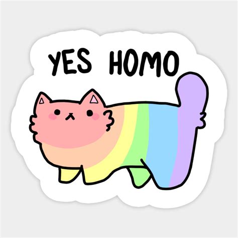 Pride Cat Pride Sticker Teepublic