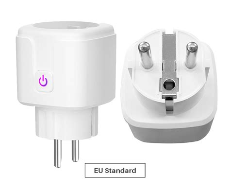 Smart Plug WiFi Socket EU 16A Power Tuya Smart Life APP ...