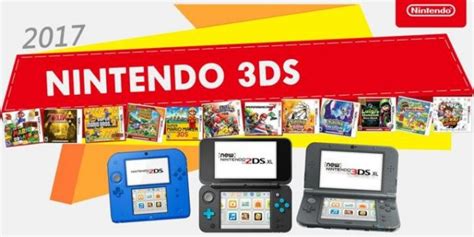 La nintendo ds es una consola de juegos portátil del modelo clamshell con una pantalla doble. Grandes juegos para todo 2017 en la familia de consolas Nintendo 3DS