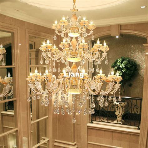 Europena Crystal Chandelier Luxury Living Room Decoration Lamp Dining