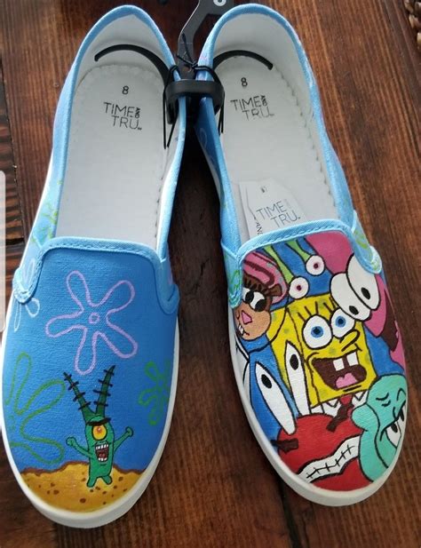 Spongebob Squarepants Slip On Sneaker Sneakers Projects Shoes