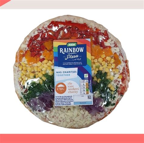 Asda Launches Veggie Rainbow Pizza To Support Health Workers