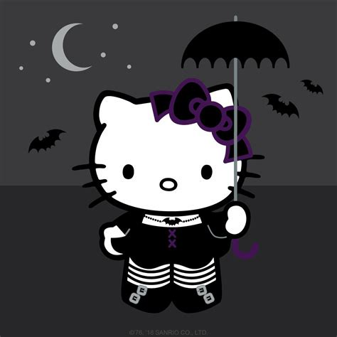 Hello Kitty Goth Aesthetic Wallpaper