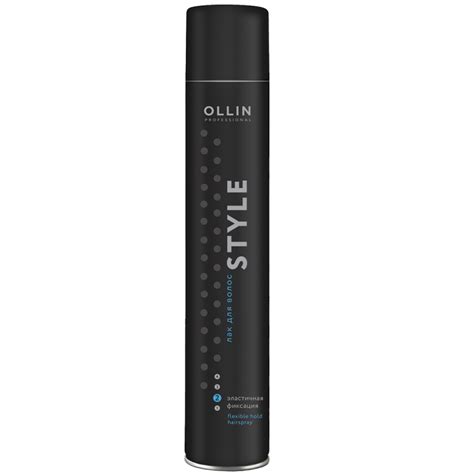 Ollin Style Hairspray Flexible Лак для волос Сильной фиксации 500 мл