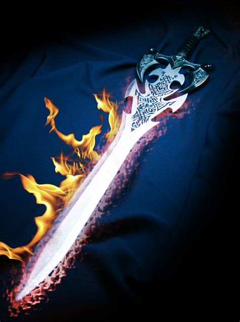 Flaming Sword By Player Designer On Deviantart