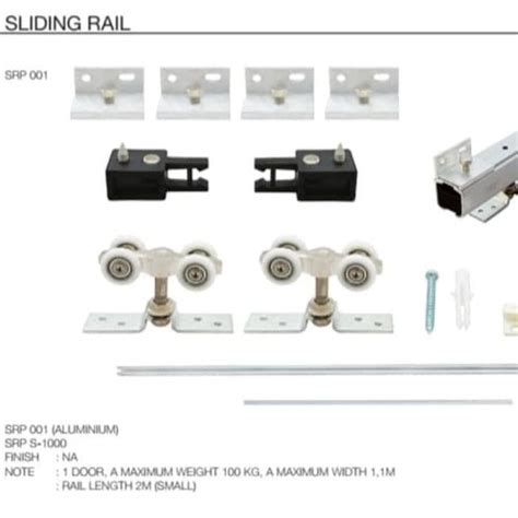 Jual Sliding Rail Paloma Pintu Geser Srp Meter Kota Bandung