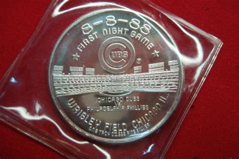 wrigley field chicago 8 8 88 first night game 999 fine proof