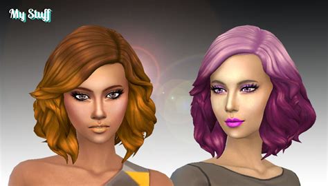 Sims 4 Medium Wavy Hair