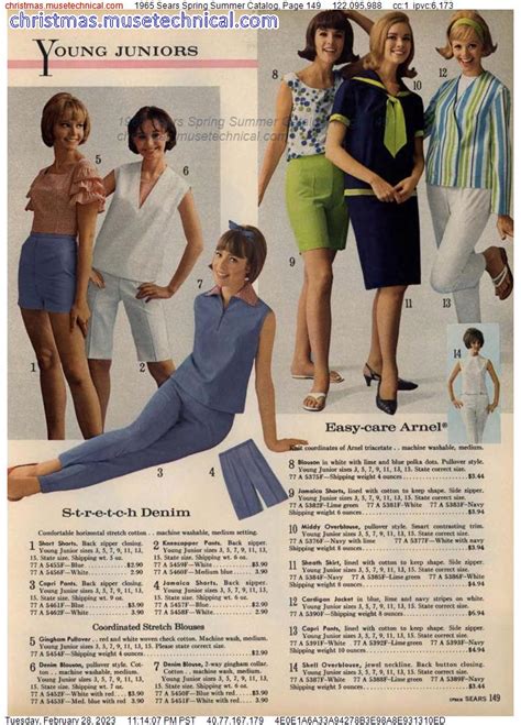 1965 Sears Spring Summer Catalog Page 149 Catalogs And Wishbooks
