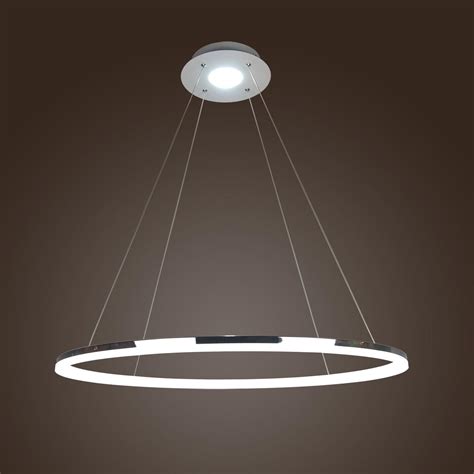 Photo only for reference, please do check the size before purchase, thanks ). Acrylic LED Ring Chandelier Pendant Lamp Ceiling Light ...