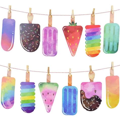 Party Popsicle Garland