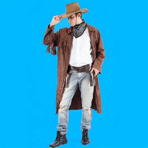 Cowboy Gunfighter Western Great Mens Fancy Dress Costume Ninx Costumes