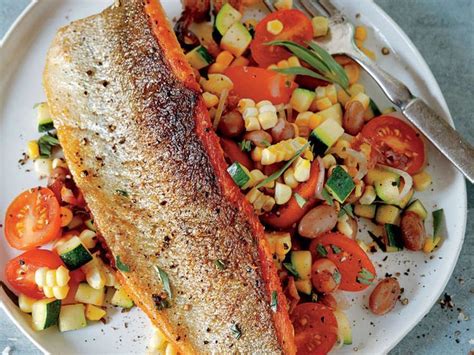 This bean and chorizo soup recipe is a no brainer for a lights out appetizer to mexican check out other great bean option at rancho gordo in napa valley. Pan-Seared Lake Trout with Bacon and Cranberry Bean ...