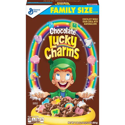 Chocolate Lucky Charms Marshmallow Cereal 212 Oz