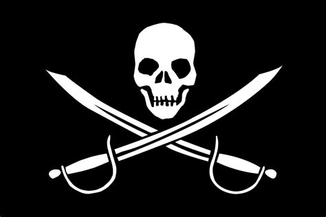 The Fanciful Mythical Calico Jack Rackham Pirate Flag Swordplay