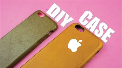 I found tons of awesome diy phone case tutorials from the easy to the. DIY Apple Leather Case for iPhone 6/6s - YouTube