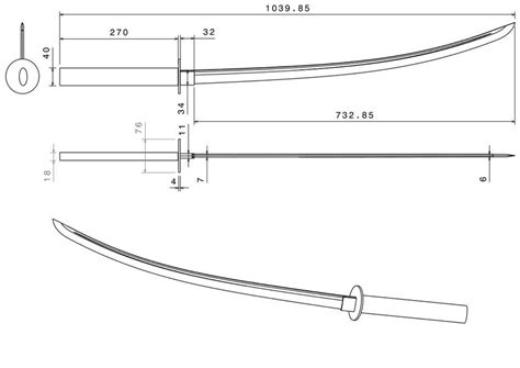 Cad Model Of The Japanese Katana Sword Sword For Iaido Download
