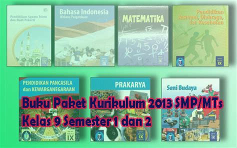 Tak salah bila mulai saat ini saya mempersiapkan teks link download tentang kunci jawaban buku siswa kurikulum 2013 mulai dari kelas 1,2,4,5 sd dulu, semoga dilain waktu bisa mempersembahkan buat. Buku Paket Bahasa Inggris Kelas 9 Kurikulum 2013 - Guru Galeri