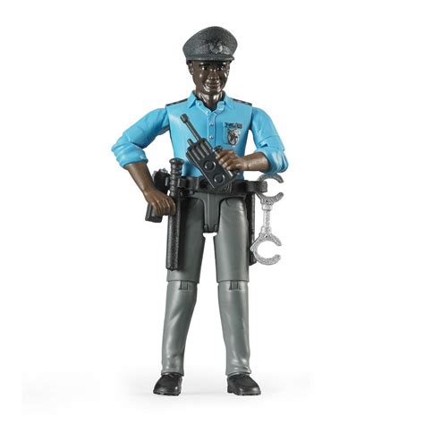 Bruder Policeman With Accessories Dark Skin Babyandmeca Babyandme