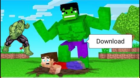 How To Download Hulk Mod For Minecraft Pe Youtube