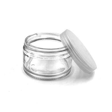 Best Selling 200ml Empty Clear Glass Cosmetic Facial Cream Jar With Plastic Lid High Quality