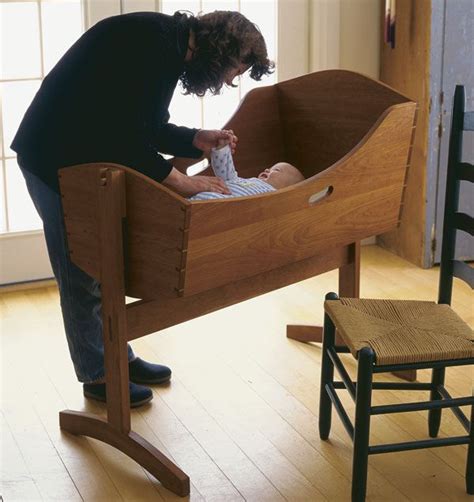 Small easy wood projects : Shaker style cradle | Baby woodworking projects ...