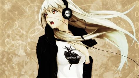 Cool Anime Girls With Headphones