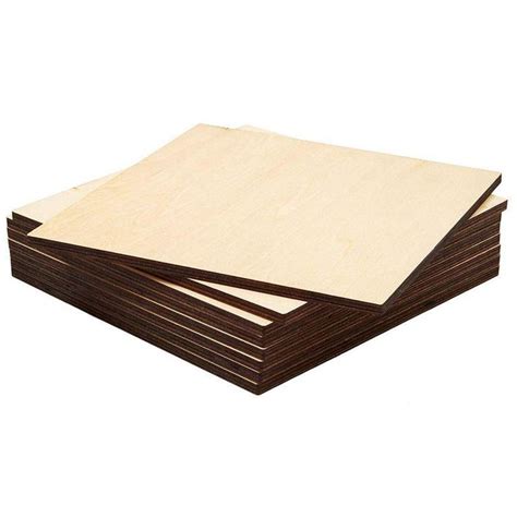 Thin Wood Sheets For Crafts Wood Burning Basswood Plywood 6 X 6 X 1