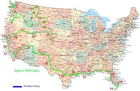 Driving Map Usa Usa Road Map Usa Map Map