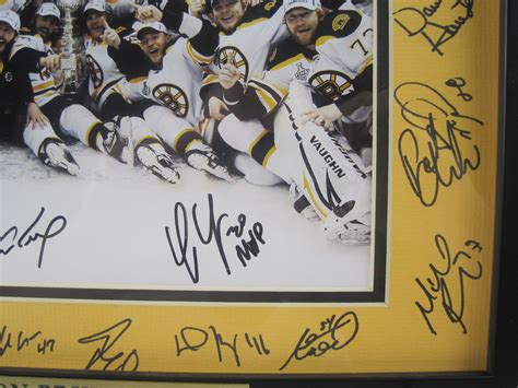 Lot Detail Boston Bruins 2011 Stanley Cup Champions Team Signed
