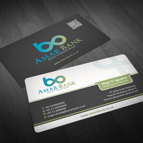 Commercial credit cards can allow you to do more for your business. Clean Business Card for Banking | Business card contest