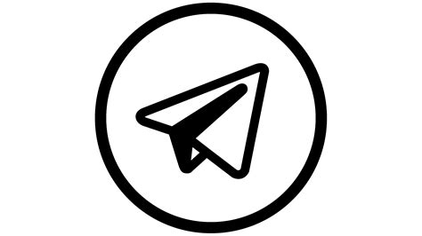 Значок телеграмма без фона фото