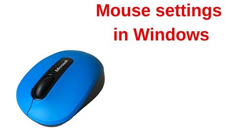 How To Increase The Mouse Speed In Windows 10 Mouse Settings In