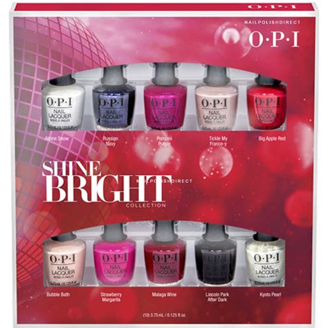 Opi Shine Bright 2020 Limited Edition Holiday Nail Polish Collection