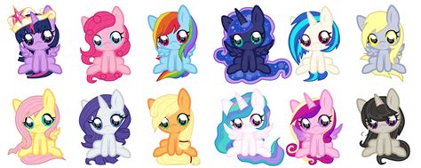 Chibi Ponies By Heartroyali On Deviantart