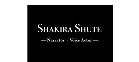 Shakira Shute Narrator And Voice Actor