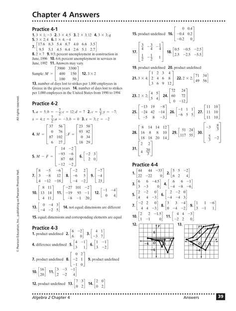 The discriminant of a quadratic equation. Practice 1 3 Solving Equations Pearson Education Answers ...