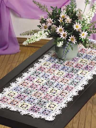 Like the cherry on top of a sundae, a good table runner can go a long way to turn your usual dining room set up into a display guests and family will be quick to flock to. CROCHET FREE PATTERN RUNNER TABLE - Crochet Club