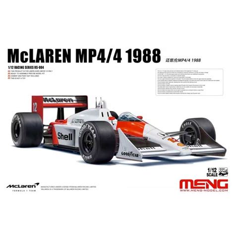 Meng Model Rs 004 112 Mclaren Mp44 1988