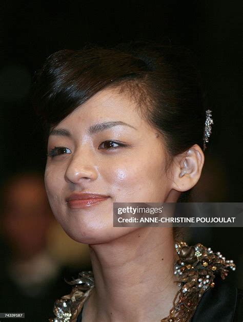 Japanese Actress Machiko Ono Poses 26 May 2007 Upon Arriving For The