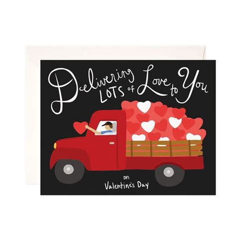 Delivering Love Valentine Valentines Day Greeting Cards Valentine