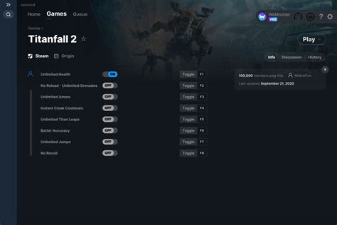 Titanfall 2 Cheats And Trainer For Steam Trainers Wemod Community